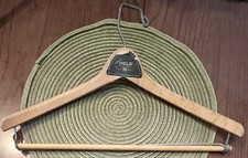 Vintage Wooden FIELD BROTHERS Clothes Hanger 17  