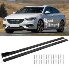 Glossy Side Skirts Splitter Extension Spoiler Lip Diffuser For Vauxhall Insignia
