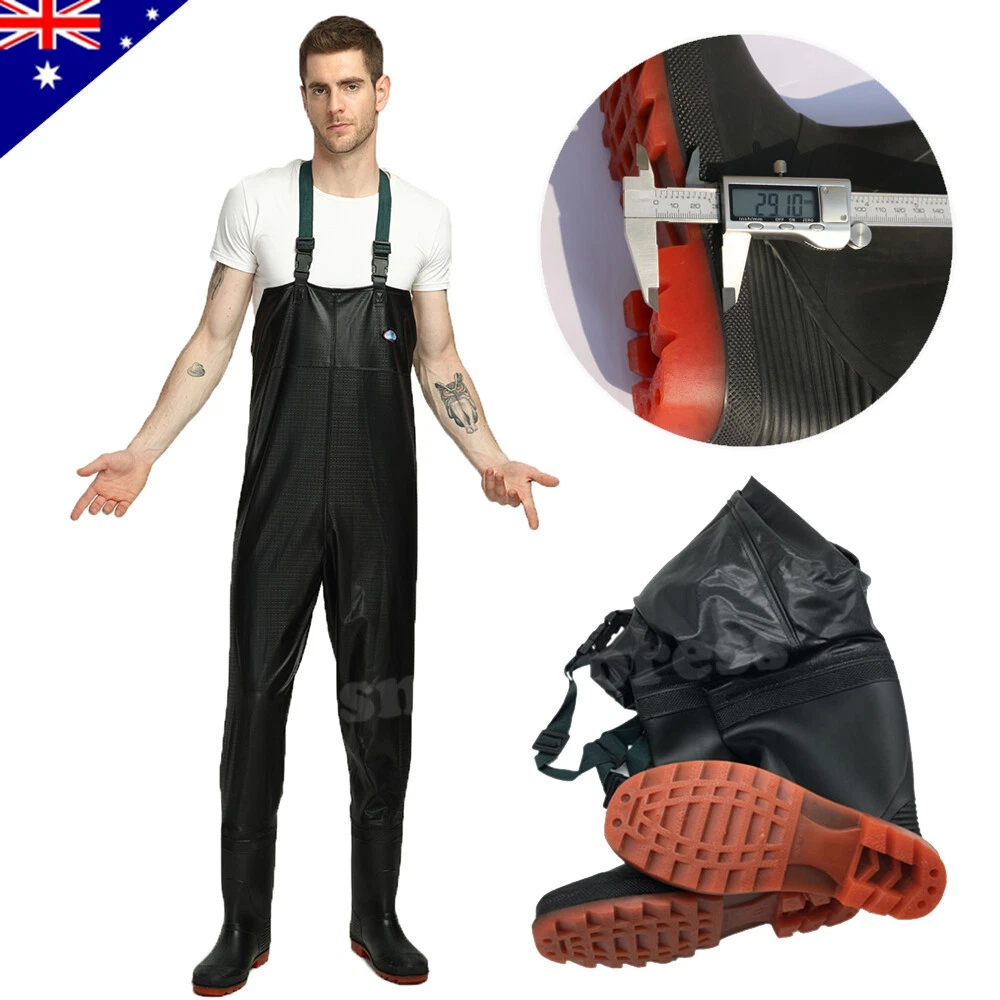 Chest Waders Waterproof PVC Pants with Boots Hunt Fishing Tackle Wading Outdoor
Opens in a new windo