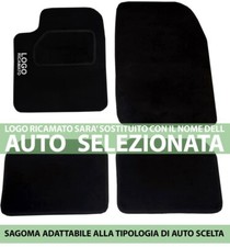 Kit Tappetini Auto compatibili con Chevrolet Matiz 2005-2010 | Set 4 tappeti su misura in moquette