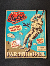 Schylling PARATROOPER 17" Tangle Free Parachute Retro Army men Military Toy NEW