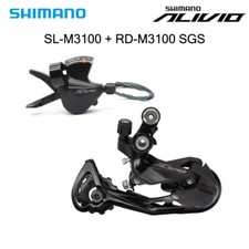 Shimano Alivio SET-M3100 2PCS 9 Speed Right Shifter Rear Derailleur SGS MTB