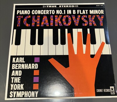Tchaikovsky Piano Concerto No.1 in B Flat Minor Vinyl Coronet CXS-107 Sealed