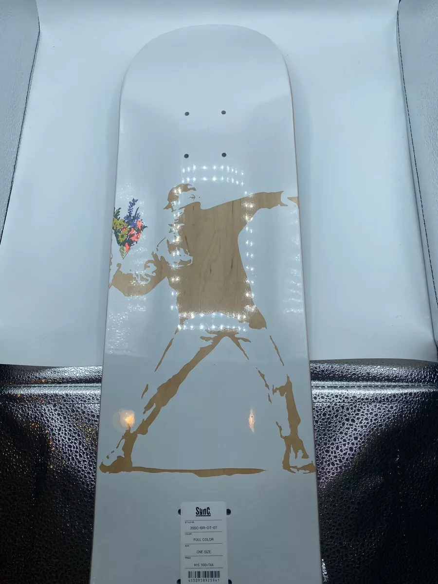 Banksy skateboard deck flower bomber Limited Edition 5th Deck Medicom New