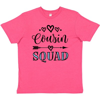 Inktastic Cousin Squad Girls Youth T-Shirt Childs Family Apparel Big Tee Child