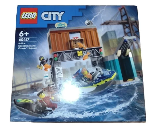 LEGO® City 60417 - Polizeischnellboot und Ganovenversteck + NEU & OVP +