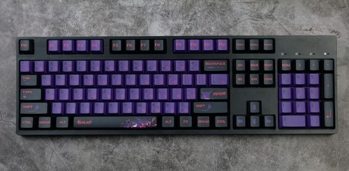 Purple Gengar Theme keycaps Dye subs PBT Keycaps Set - Picture 3 of 7