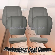 6Pcs For 00-2004 Toyota Tundra Front Replacement Seat Cover & Armrest Cover Gray