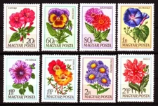 HUNGARY - 1968. Garden Flowers - MNH