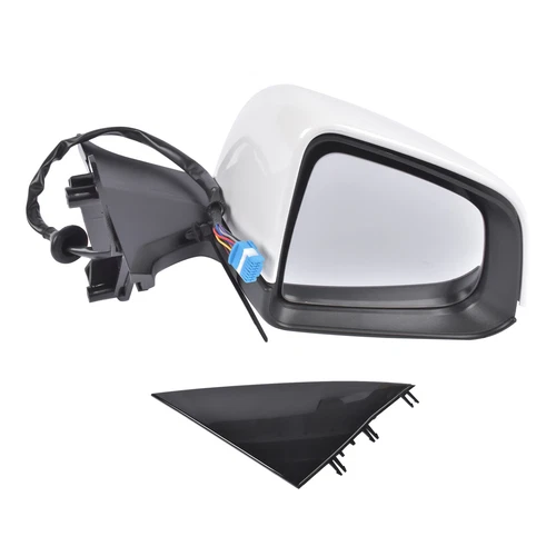 RH Power View Mirror w/ Memory Heated 1594112-00-C for Tesla Y 2020-2023 White