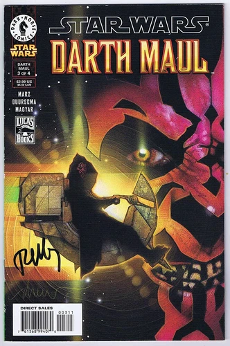 Star Wars Darth Maul #3 FN Signed w/COA Ron Marz 2000 Dark Horse Comics