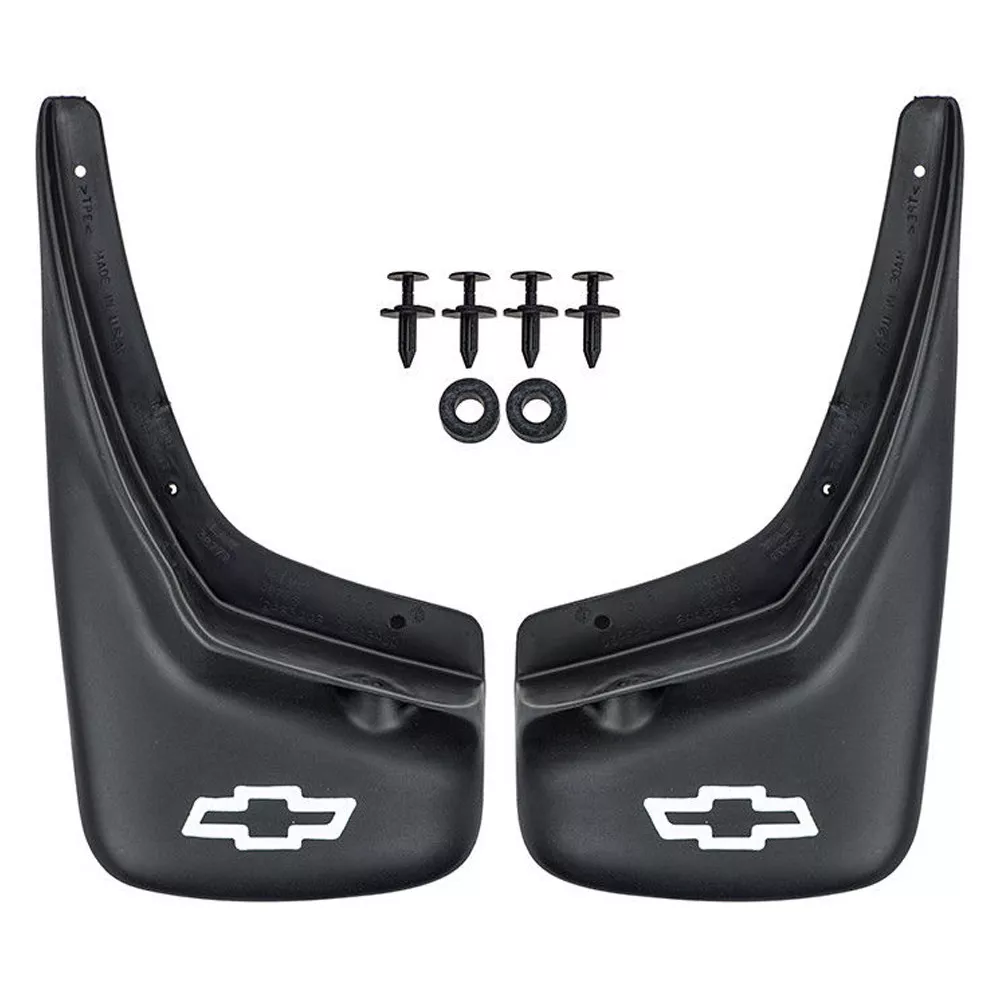 Chevy logo outlet mud flaps