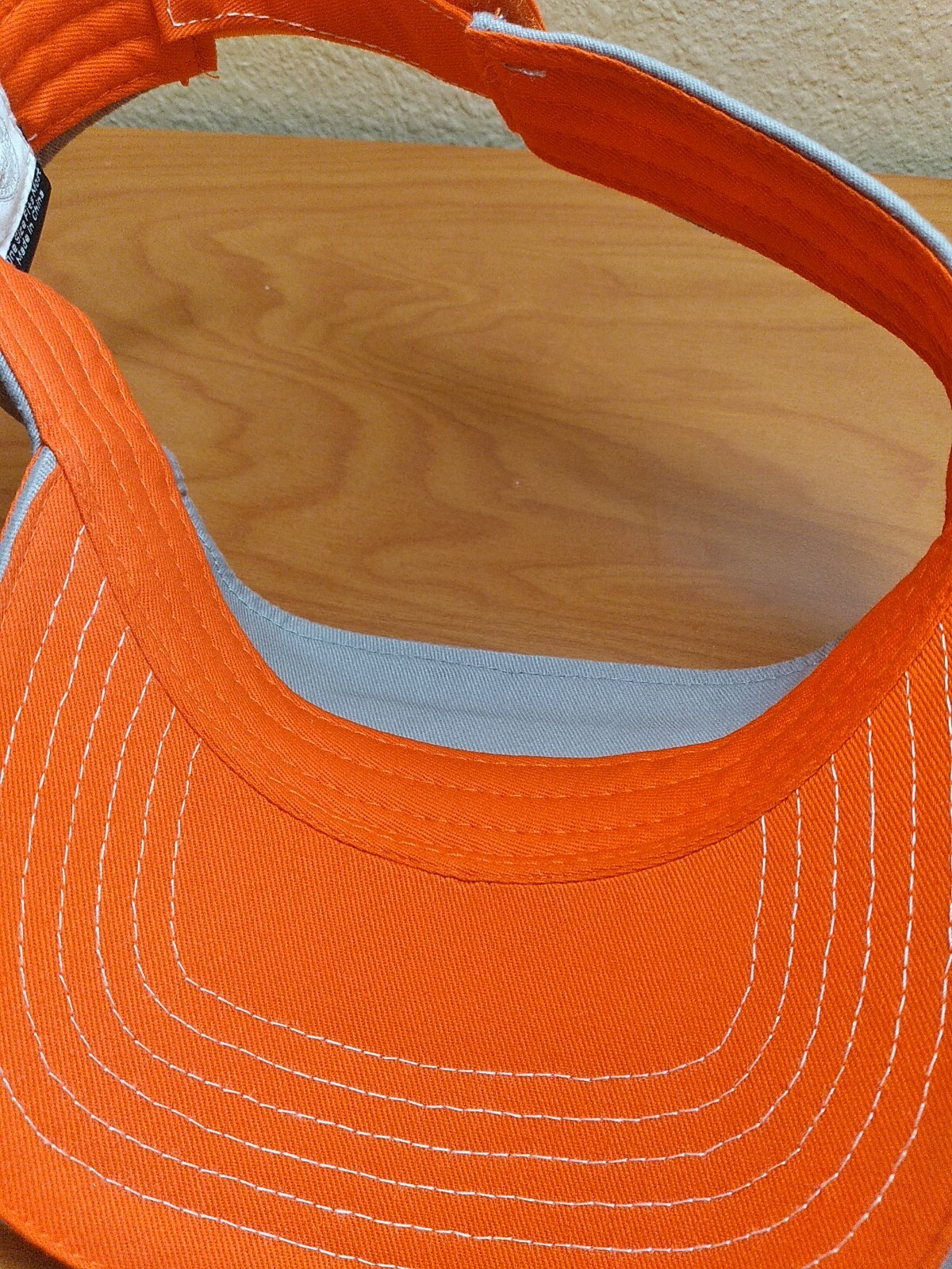 Hooters Mens Visor Adjustable Orange Logo Spell O… - image 4