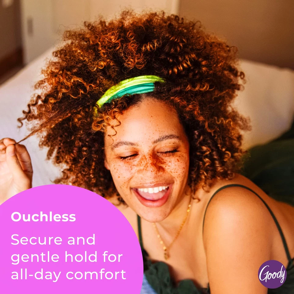 Diadema mediana Goody sin tacos con puntas flexibles - Flexibles dientes sujetan flequillos y capas i Foto 4 de 4
