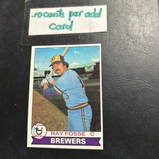 #51 Ray Fosse Milwaukee Brewers 1979  Topps  Baseball Card Cb15