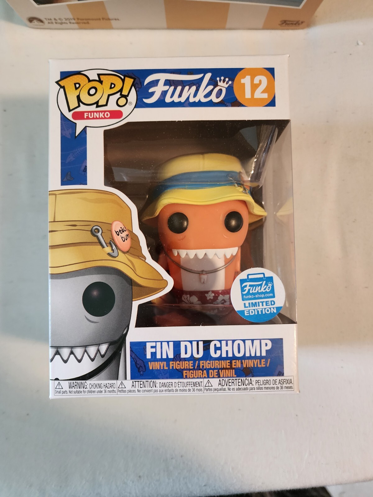 Funko Pop! Fantastik Plastik: Fin Du Chomp (Orange) Vinyl Figure
