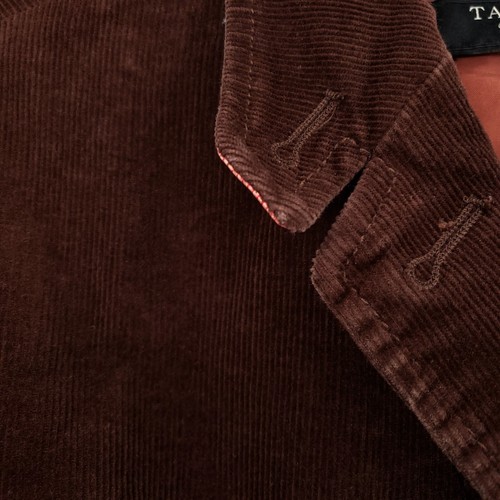 Talbots Blazer Womens 4P Petite Brown Corduroy Single Breasted Notch Long Sleeve - Picture 4 of 16
