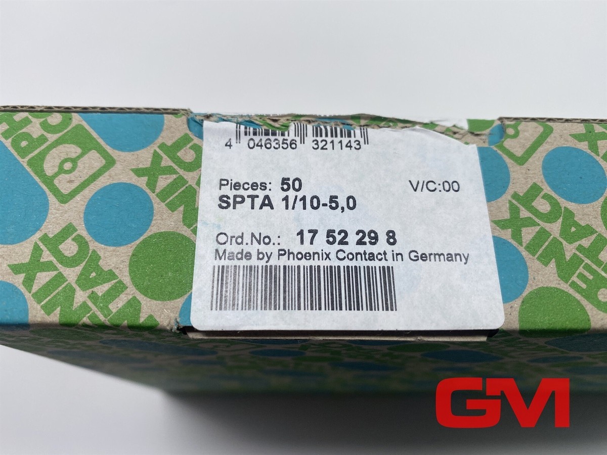 Pulin、SPTM SPTA 1/ 2-5,0 - PCB terminal block - 1752214 | Phoenix Contact