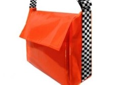 Large Newspaper Delivery Bags Chequered Strap