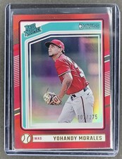 2024 PANINI DONRUSS OPTIC RATED PROSPECT RED HOLO YOHANDY MORALES /275