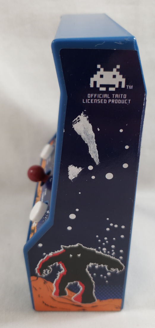 Space Invaders LCD Game Basic Fun Small Arcade Cab Handheld 09527