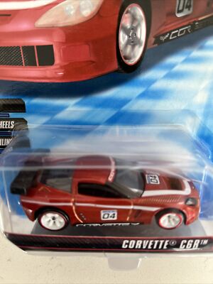 ホットウィール スピードマシーン　コルベット C6-R Hot Wheels Speed Machines Red Corvette C6R Die Cast 1:64
