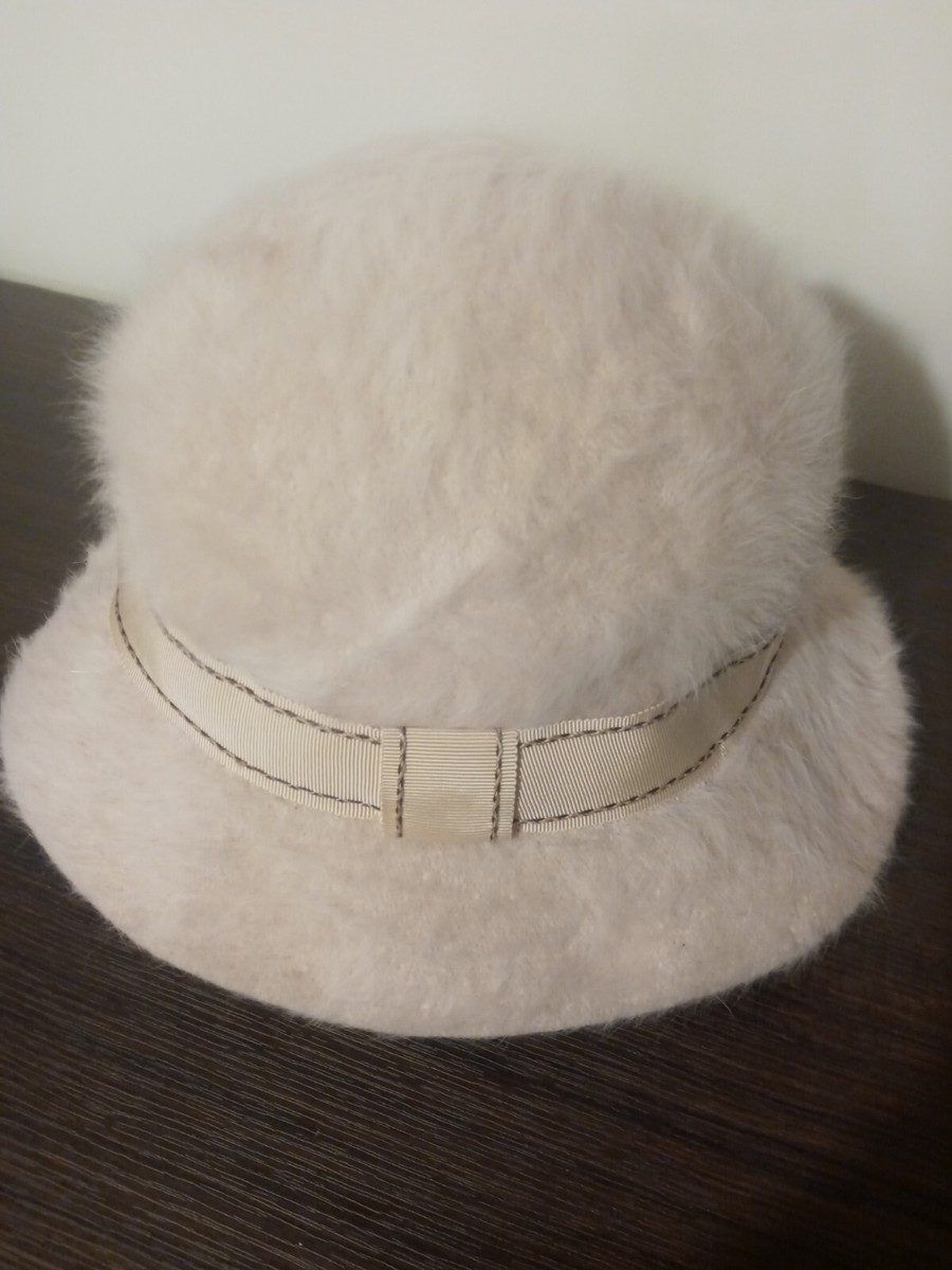 Vintage Kangol Hat Womens Bucket Fedora Soft Fuzzy Faux Fur  display picture 1