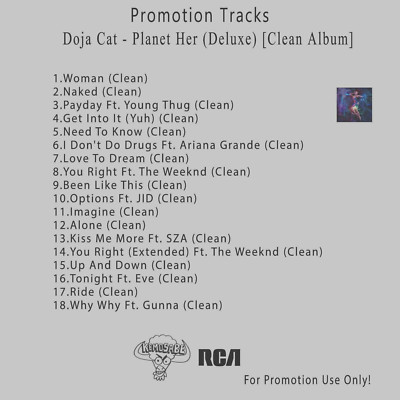 Rap/Hip-Hop.. White CD. Doja Cat - Planet Her (Deluxe) [Clean Album]