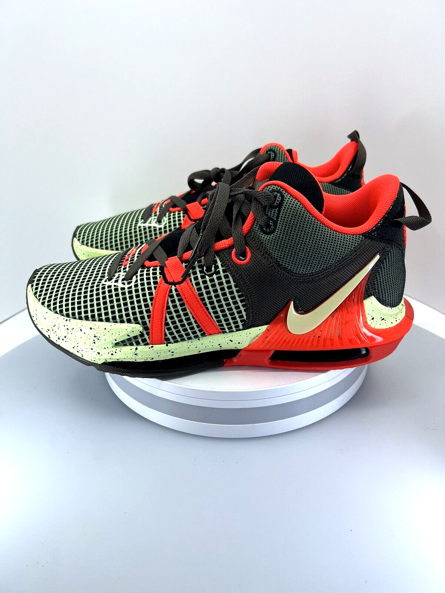 Nike LeBron Witness 7 Men's Size 10.5 Alligator Volt Crimson