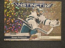 23-24 Upper Deck Kaapo Kahkonen Instinctive 🪙🪙🪙 Gold Variant 1:420 Pull Ratio