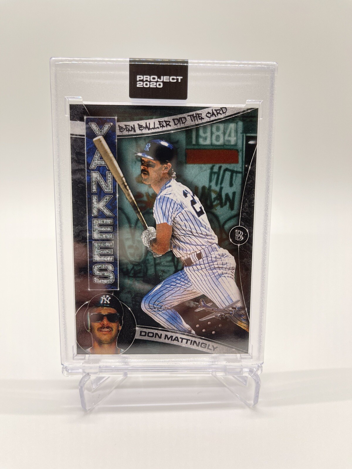 Topps PROJECT 2020 #170 - 1984 Don Mattingly by BEN BALLER - 10210 PRINTED -NIB-