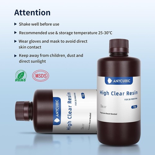 【Buy 3 Pay 2】ANYCUBIC Standard UV Resin Plant-Based Tough DLP ABS-Like Resin Lot - Picture 57 of 130