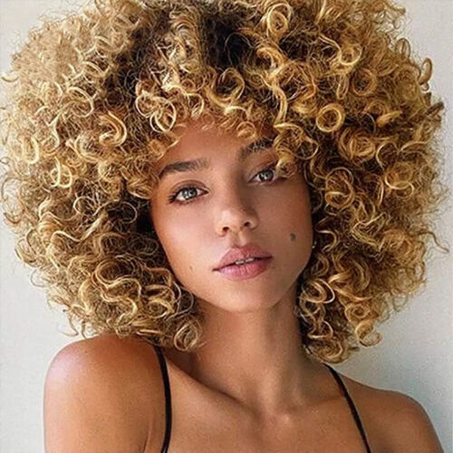 Short Afro Kinky Curly Wigs for Black Women Blonde Brown Mixed Ombre Blonde Wigs | eBay Short Afro Kinky Curly Wigs for Black Women Blonde Brown Mixed Ombre Blonde Wigs | eBay