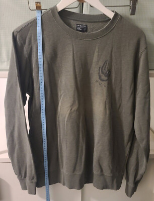   SALE - RVCA (Nature X Industry) - Pullover - Gr. S - Grün/Olive