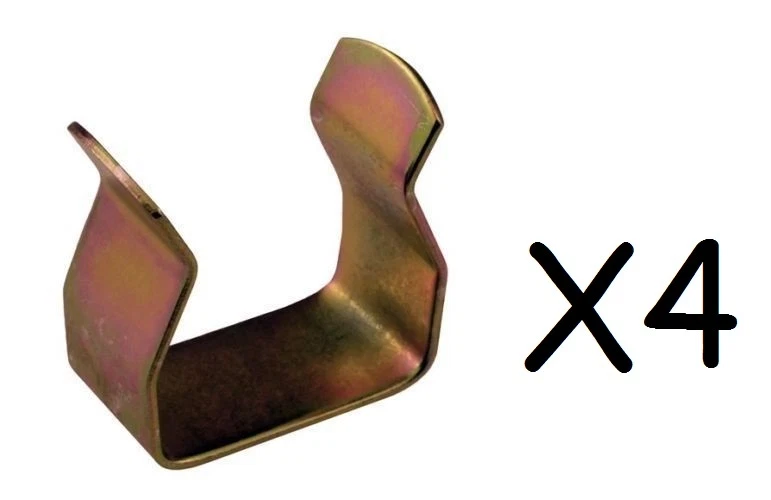 METAL BED CLIPS FOR DIVAN BED BASE X 4