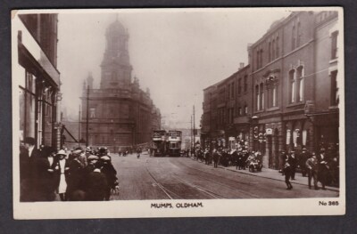 Lancashire Manchester Oldham Mumps c1900-10s RPPPC by Chas Wilkinson