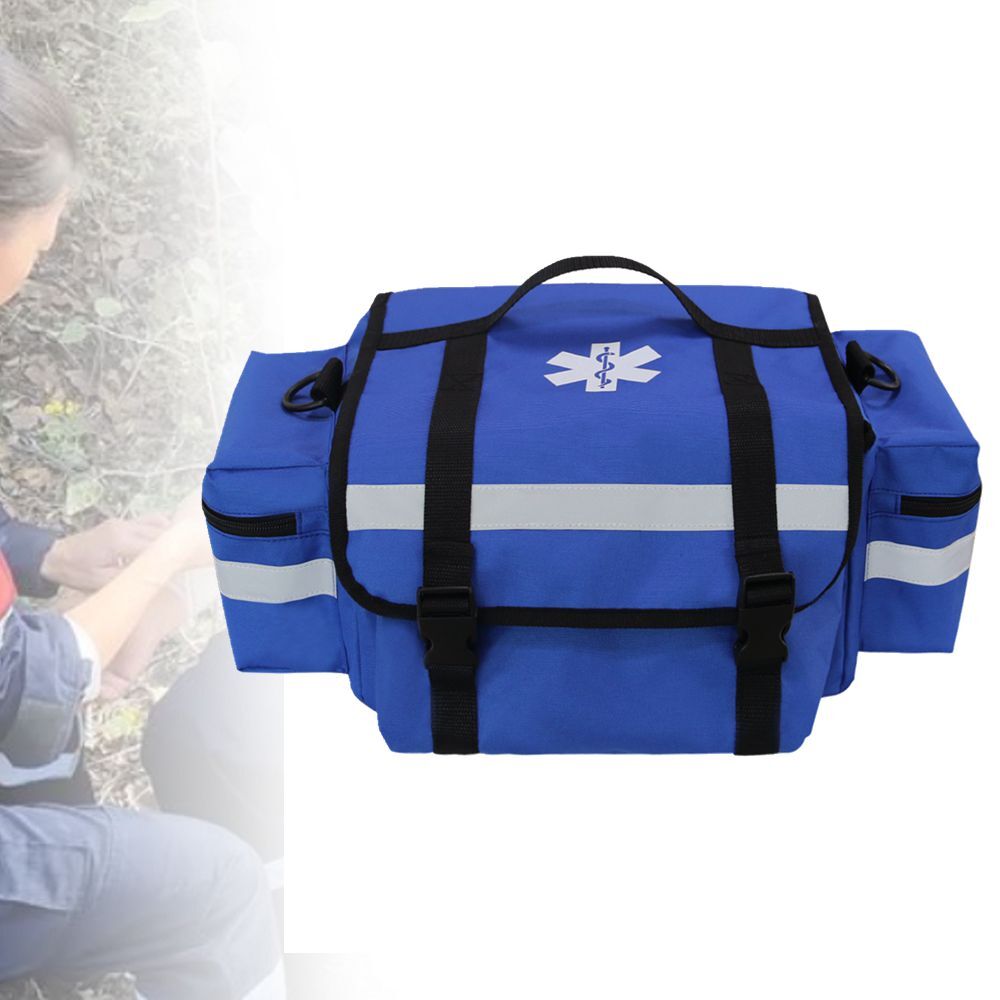 Kit de Medicina Familiar Impermeable Bolso Médico de Hombro Vacío Primeros Auxilios Emergencia
