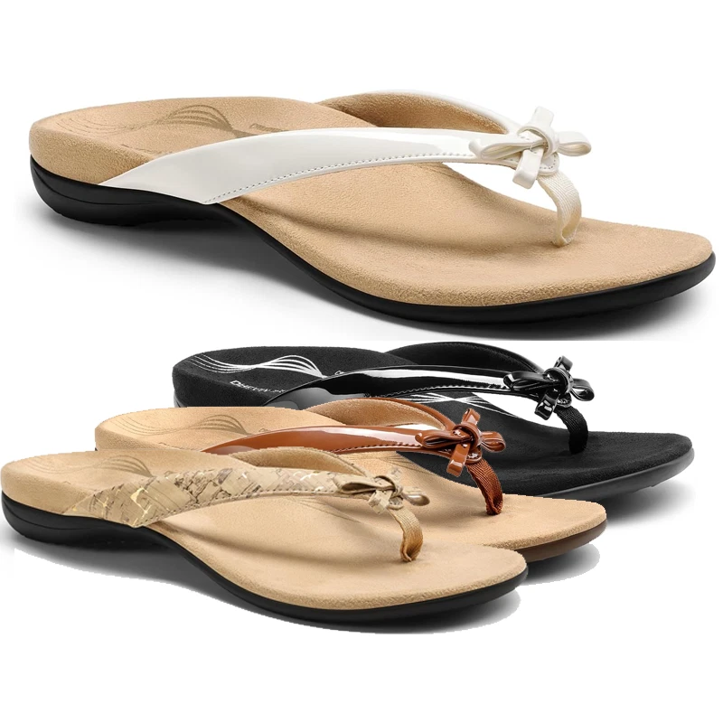 Women Arch Support Flip Flops Comfortable Dress Orthopedic Thong Sandals Slides
Opens in a new windo