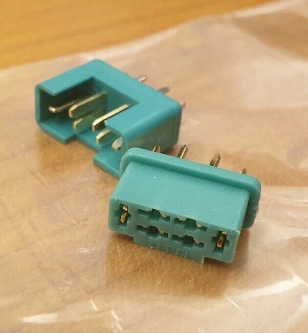MPX-Stecker 6-polig grün M/F (1 Paar) Muldental - Bild 2 von 4