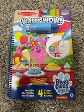 Melissa  Doug Blue's Clues  You Water Wow - Shapes New/Small dent