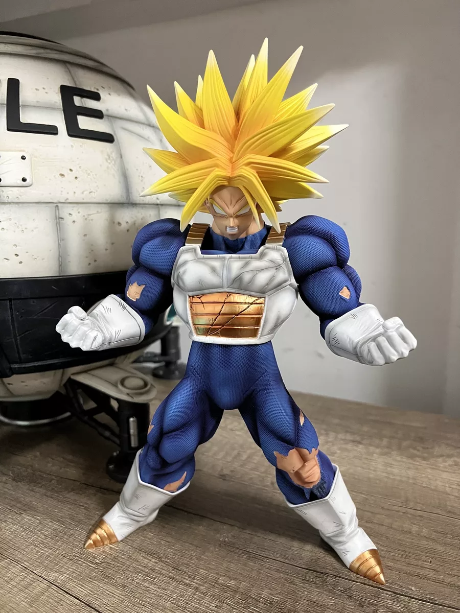 Anime Dragon Ball Action Figure Space Suit Trunks Ssj Figures