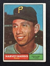 1961 Topps Harvey Haddix #100 Pittsburgh Pirates LOOK! Selling Collection! — RH