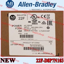 22F-D8P7N103 New NEW PLC PowerFlex 4M-3.7 kW (5 HP) AC Drive Free Ship US