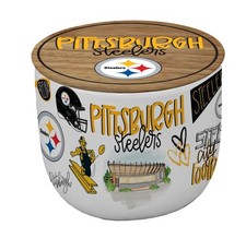 NFL Loco Fan 16oz Ceramic Candle Pittsburgh Steelers