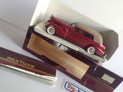 🔥Lot vintage🚗 REXTOYS CADILLAC V16 COUPE 1938-40 1/43🔥✨STUPENDA ✨ - Foto 2 di 17