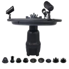 Floating Fountain, 1 HP, 100' Cord, 15,000 GPH, 13 Patterns, Color LED Lights