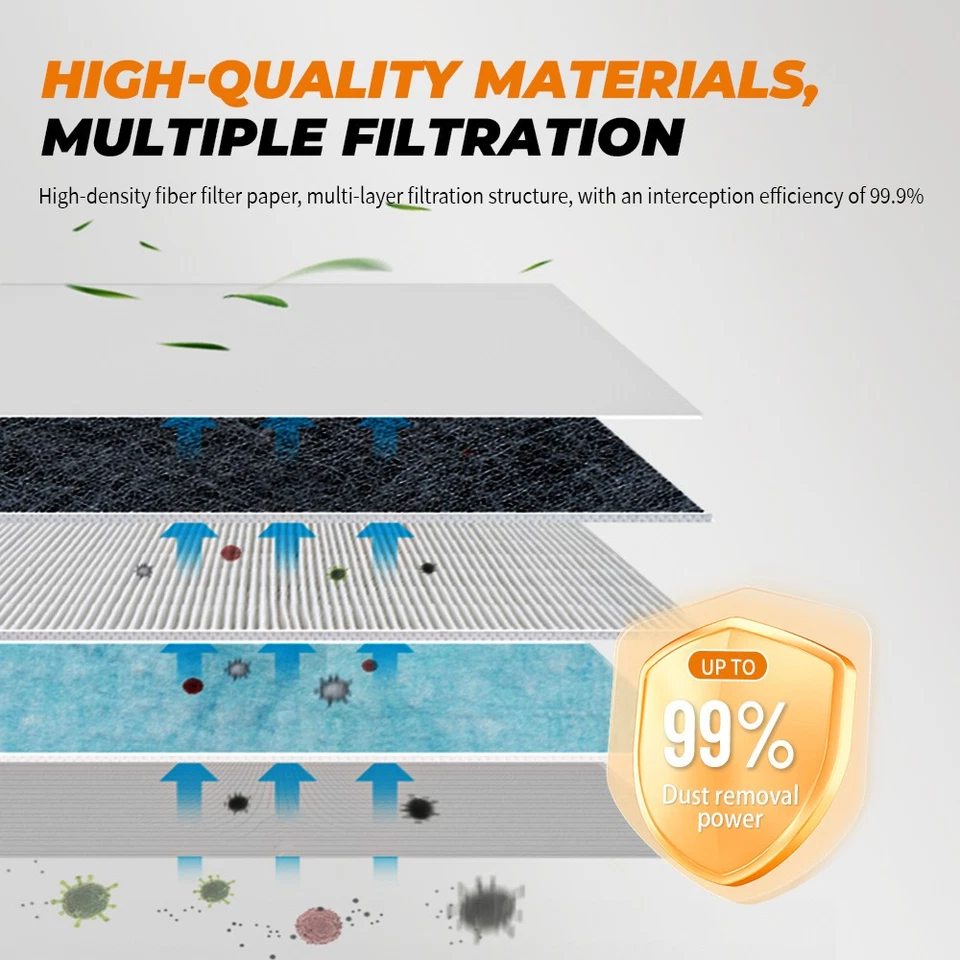 2 воздушных фильтра для салона Nissan Altima Maxima Murano Sentra Infiniti FX35 FX45 - Изображение 2 из 4