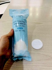 3-Pack 80 Count/ Hypoallergenic Organic Cotton Rounds  Makeup Remover Pads