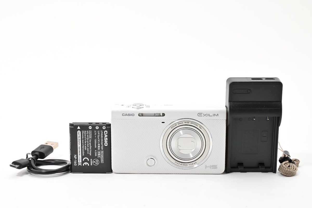 Casio Exilim EX-ZR70 16MP Compact Digital Camera White Box