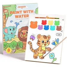 Jar Melo Paint with Water Books for Toddlers Mess Free Watercolor Painting Ac...